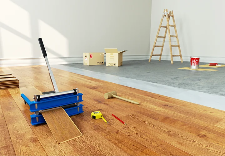 Pose de sols LVT et moods